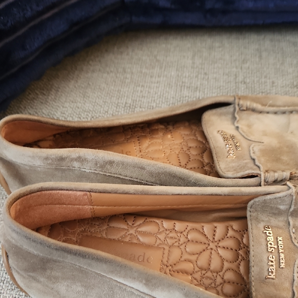kate spade Taupe Suede Loafers - Picture 5 of 5